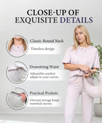 Soleri™ Women’s Chic Two-Piece Set – Modern Top & Matching Pants