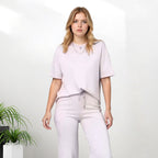 Soleri™ Women’s Chic Two-Piece Set – Modern Top & Matching Pants