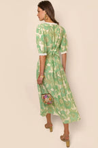 Kaia Juniper Midi Dress