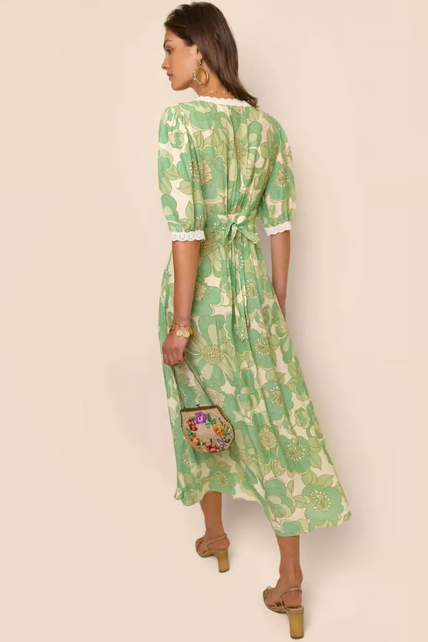 Kaia Juniper Midi Dress