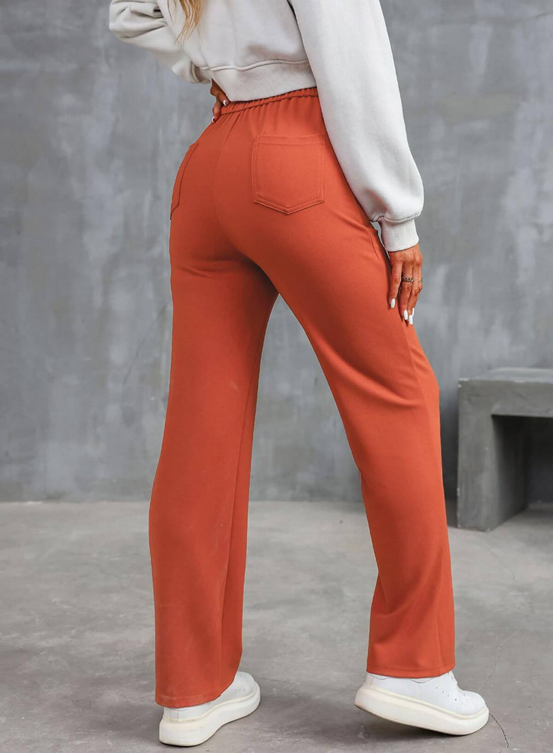 Soleri™ High-Waist Straight Pants – Elegant Everyday Comfort