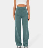 Soleri™ High-Waist Straight Pants – Elegant Everyday Comfort