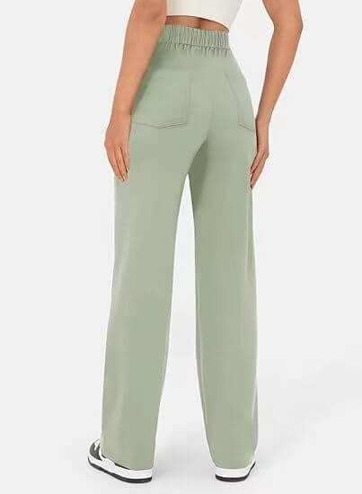 Soleri™ High-Waist Straight Pants – Elegant Everyday Comfort