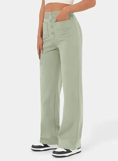 Soleri™ High-Waist Straight Pants – Elegant Everyday Comfort