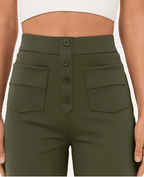 Soleri™ High-Waist Straight Pants – Elegant Everyday Comfort