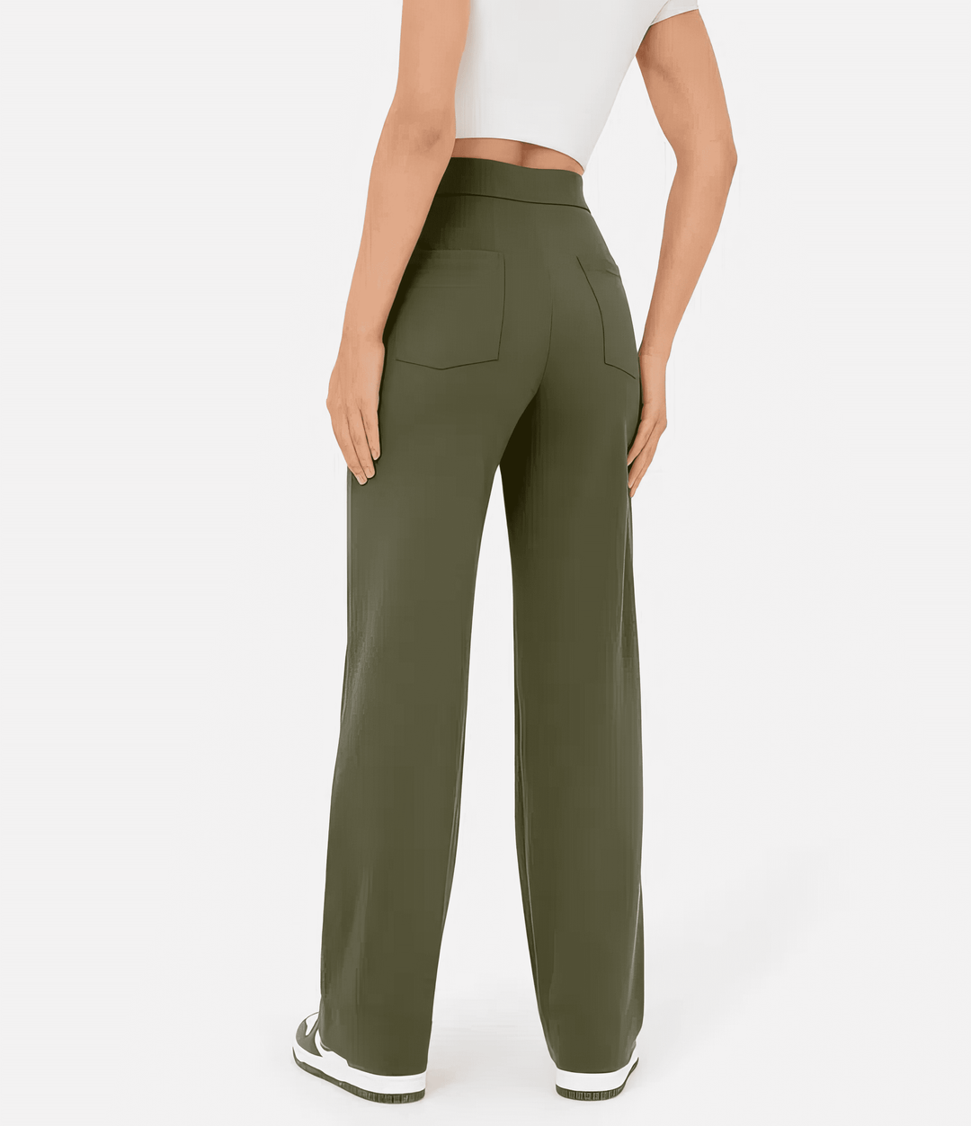 Soleri™ High-Waist Straight Pants – Elegant Everyday Comfort
