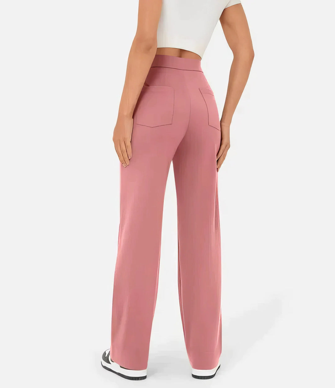 Soleri™ High-Waist Straight Pants – Elegant Everyday Comfort