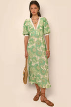 Kaia Juniper Midi Dress